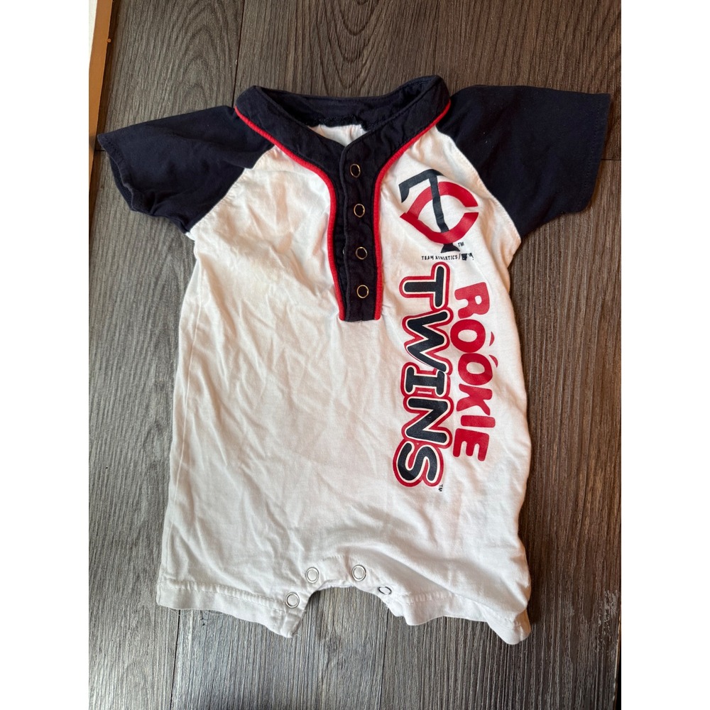 Minnesota Twins Rookie MLB Baseball‎ Romper One piece Infant Baby 6/9M